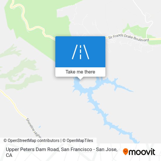 Mapa de Upper Peters Dam Road