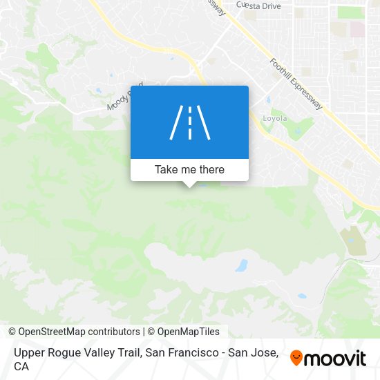 Upper Rogue Valley Trail map