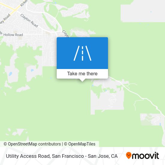 Utility Access Road map