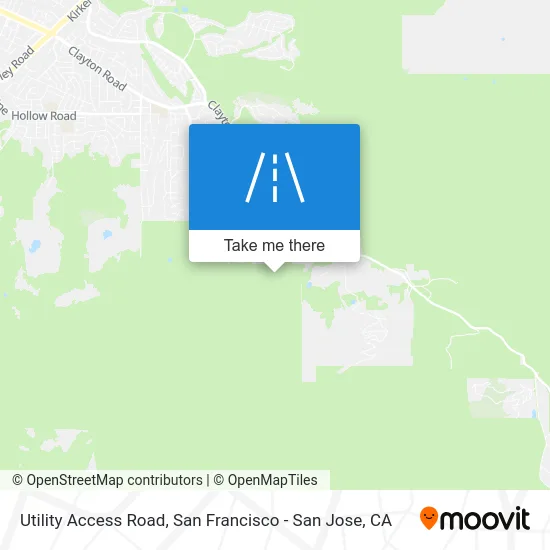 Utility Access Road map