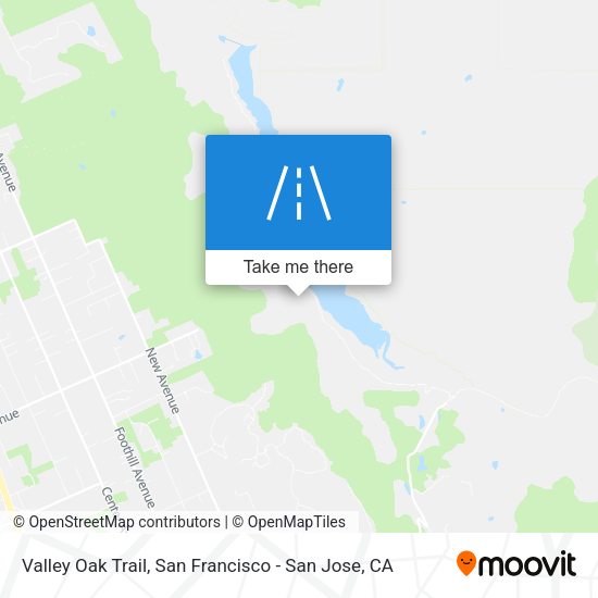 Valley Oak Trail map