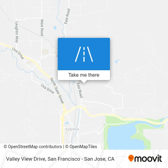Valley View Drive map