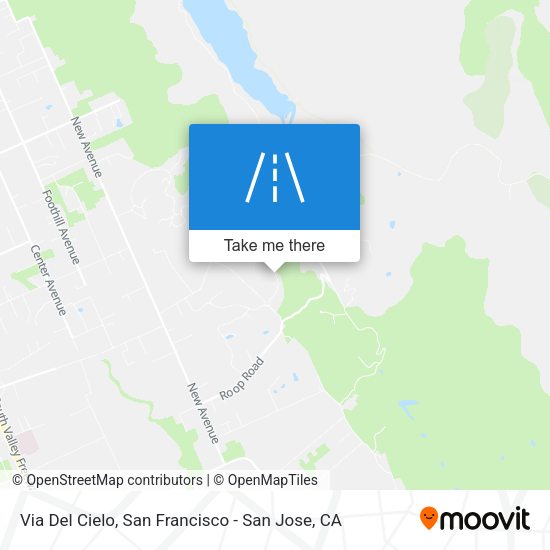 Via Del Cielo map