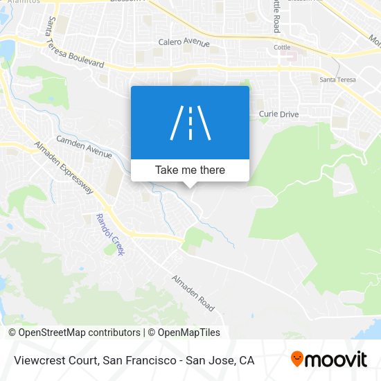 Mapa de Viewcrest Court