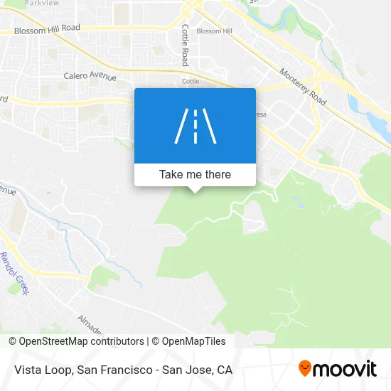 Vista Loop map
