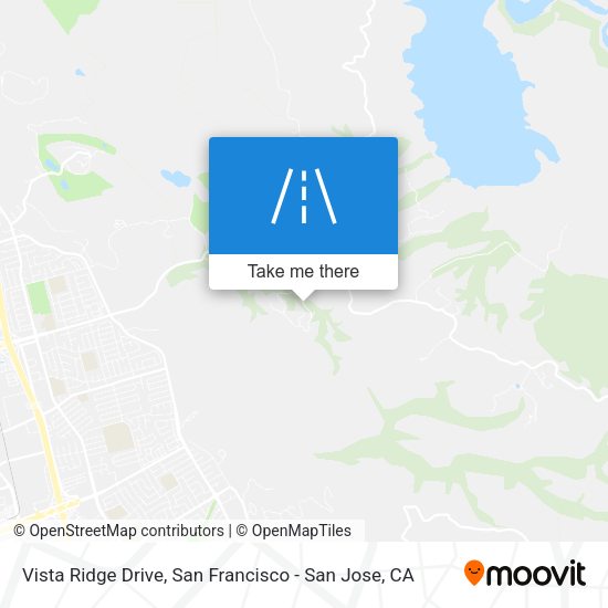 Vista Ridge Drive map