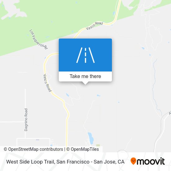 West Side Loop Trail map