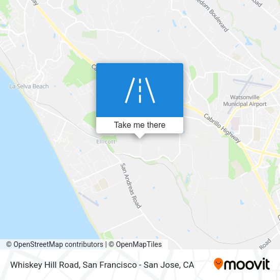 Mapa de Whiskey Hill Road