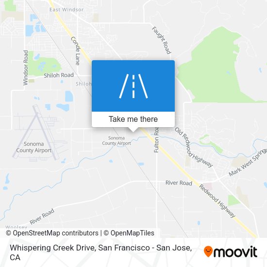 Whispering Creek Drive map