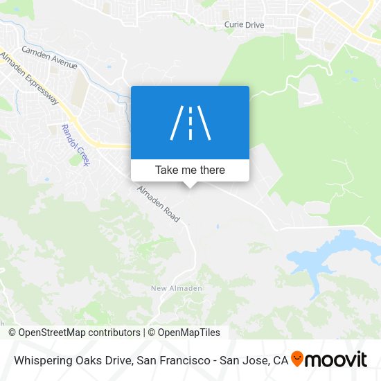 Whispering Oaks Drive map