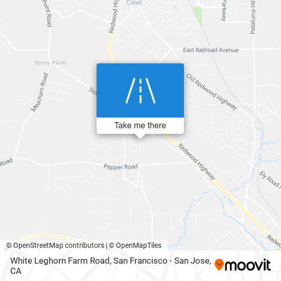 White Leghorn Farm Road map