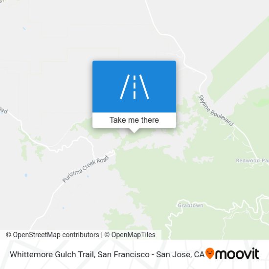 Whittemore Gulch Trail map