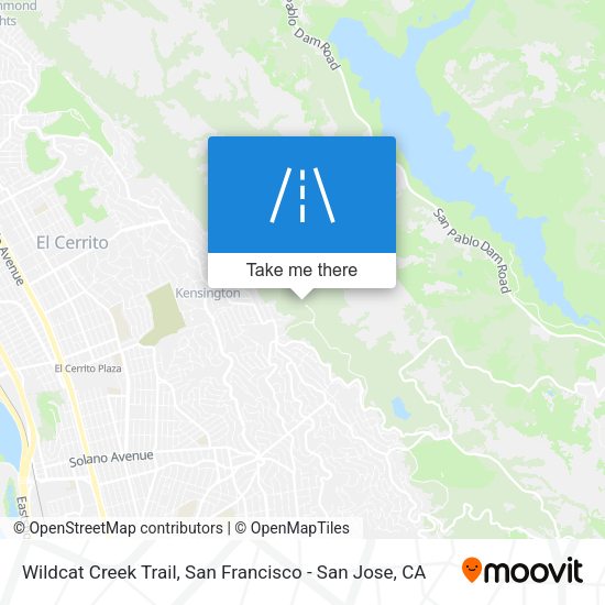 Wildcat Creek Trail map
