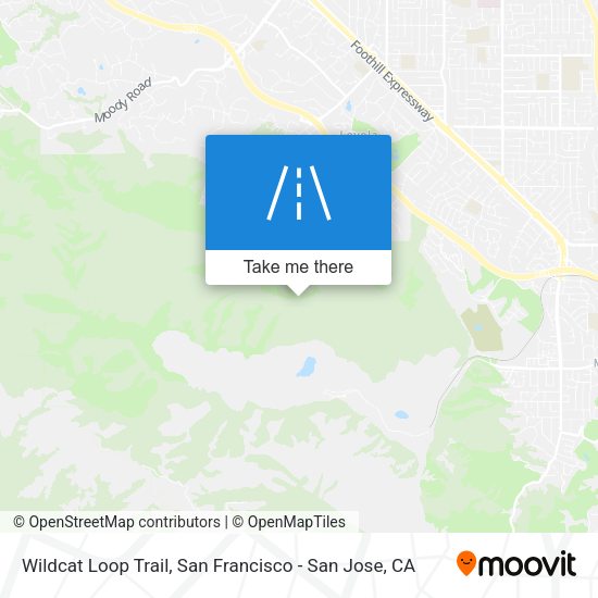Wildcat Loop Trail map