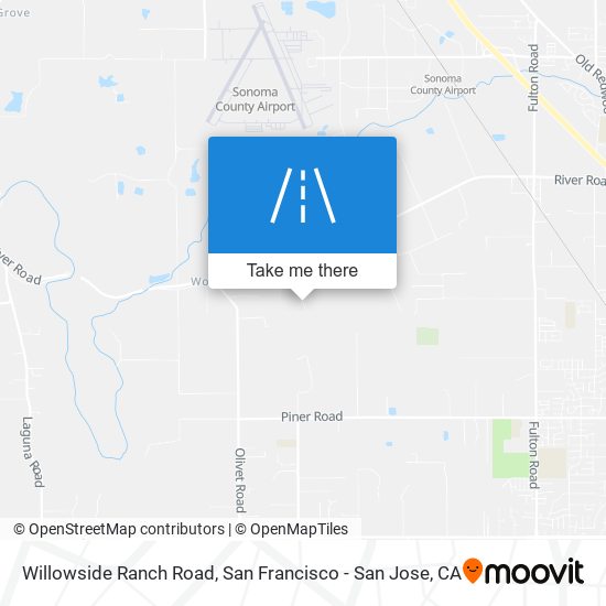 Willowside Ranch Road map