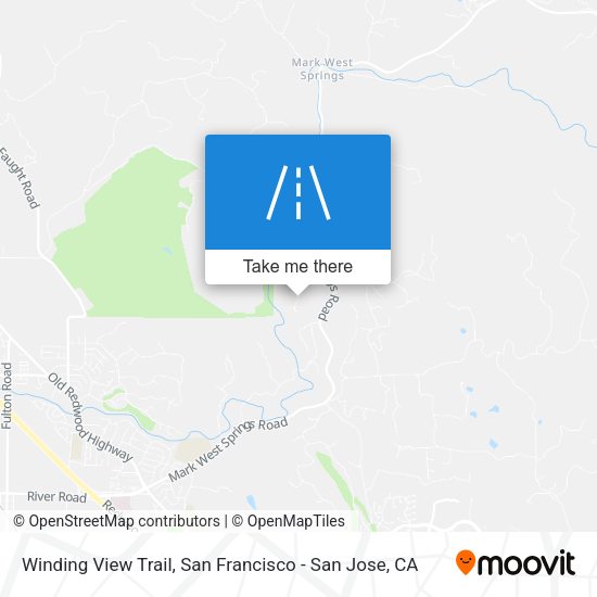 Winding View Trail map