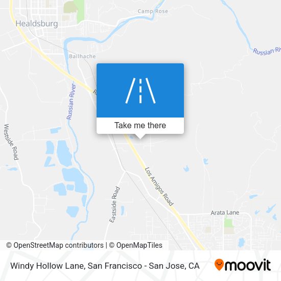 Windy Hollow Lane map