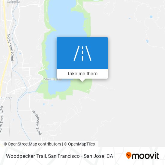 Woodpecker Trail map