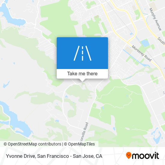 Mapa de Yvonne Drive