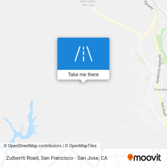 Mapa de Zulberrti Road