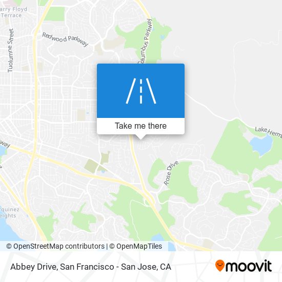 Abbey Drive map