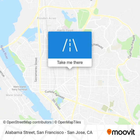 Alabama Street map