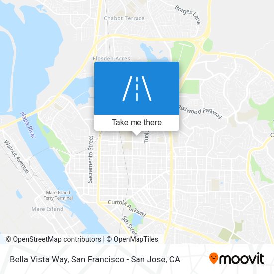 Mapa de Bella Vista Way