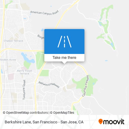 Berkshire Lane map