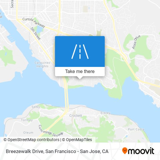 Breezewalk Drive map