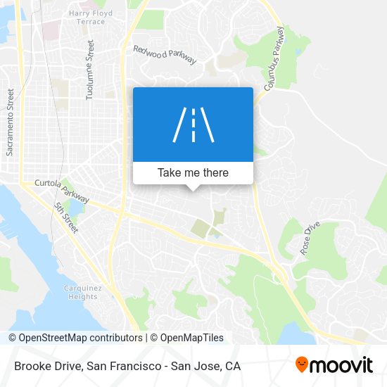 Mapa de Brooke Drive