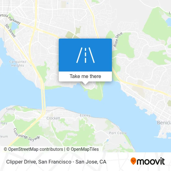Clipper Drive map