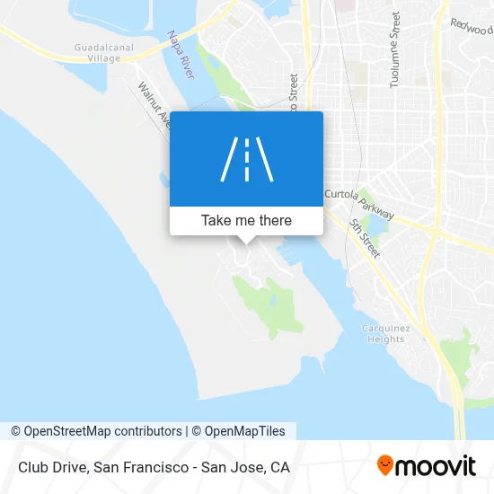 Club Drive map