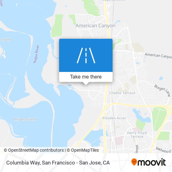 Columbia Way map