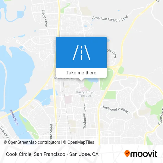 Cook Circle map