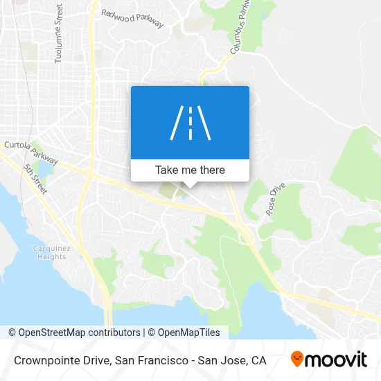 Crownpointe Drive map