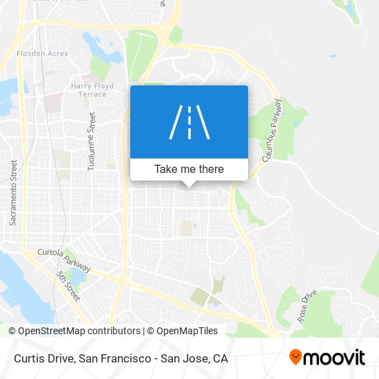 Mapa de Curtis Drive