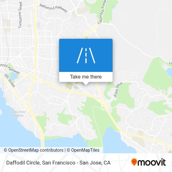 Mapa de Daffodil Circle