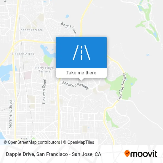 Dapple Drive map