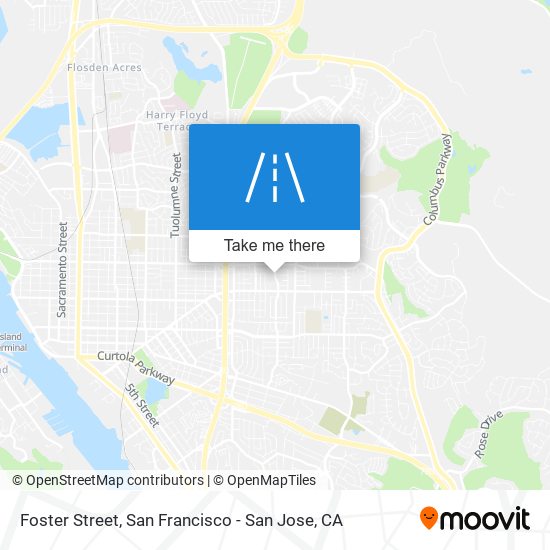 Foster Street map