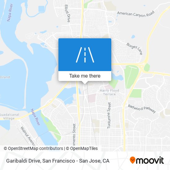 Garibaldi Drive map