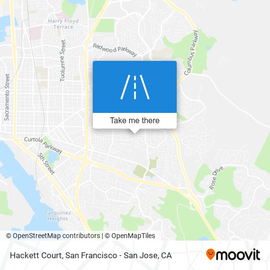 Hackett Court map