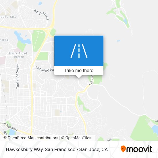 Mapa de Hawkesbury Way