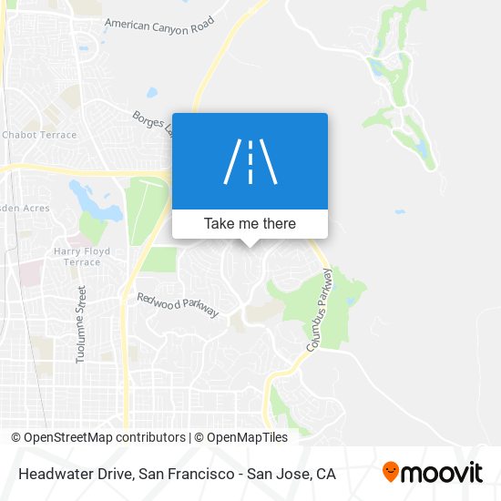 Mapa de Headwater Drive