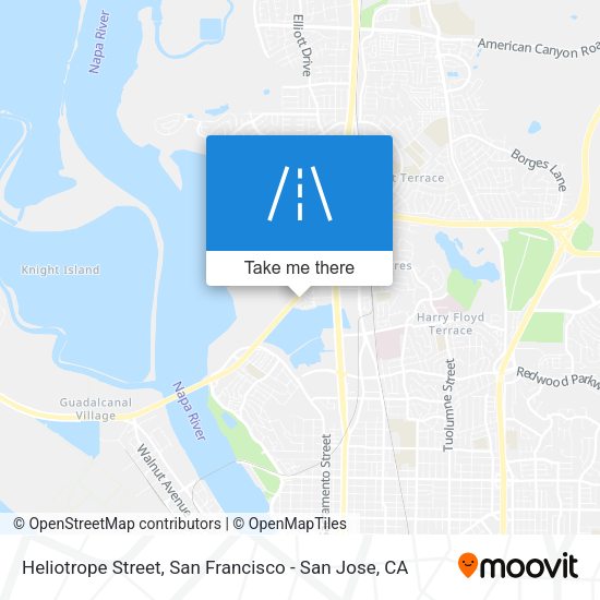 Heliotrope Street map