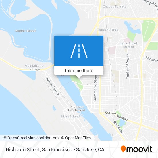 Hichborn Street map