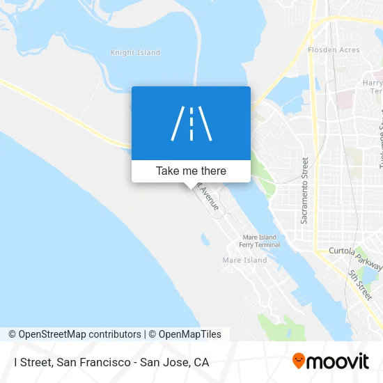I Street map