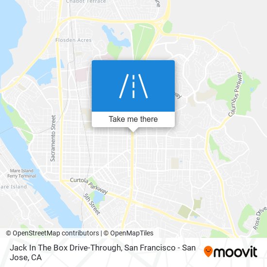 Jack In The Box Drive-Through map