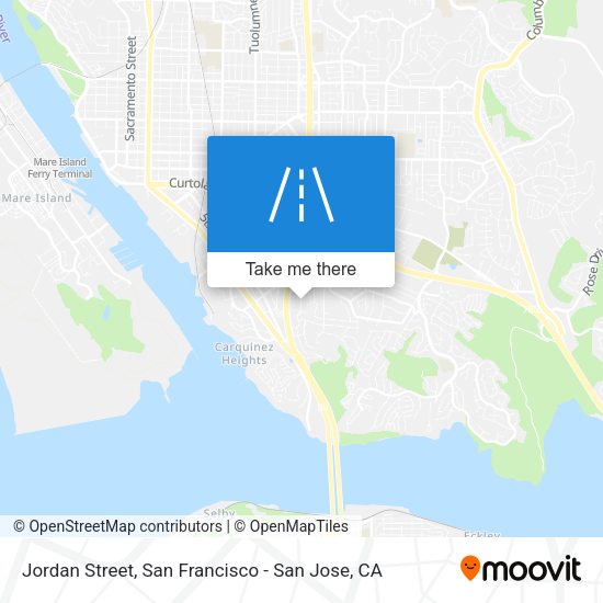 Mapa de Jordan Street