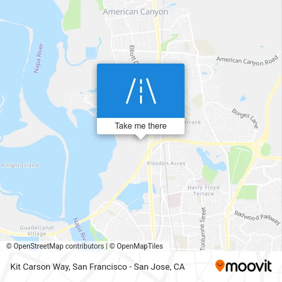 Mapa de Kit Carson Way