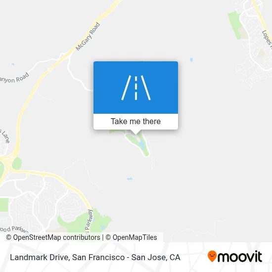 Landmark Drive map
